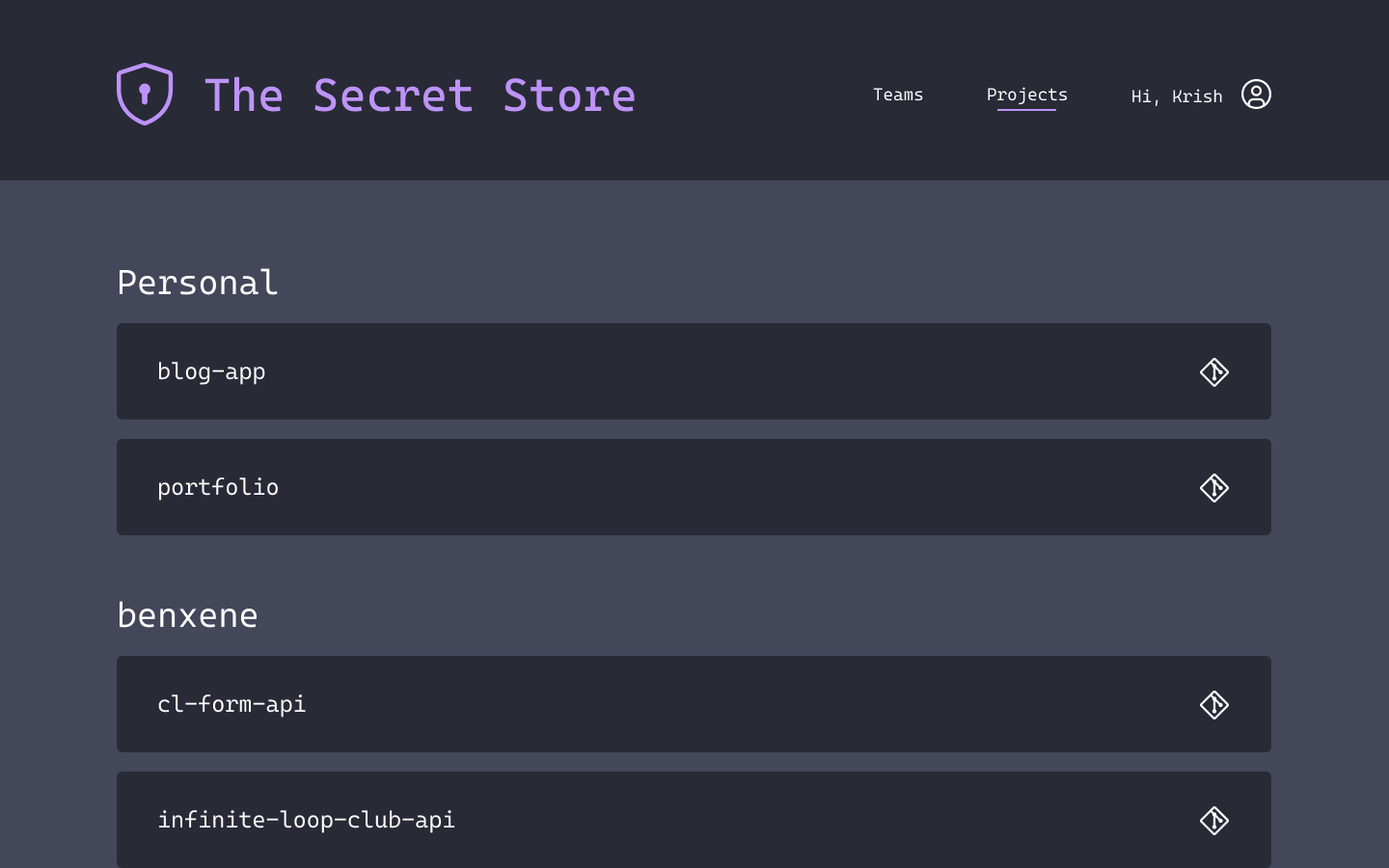 The Secret Store